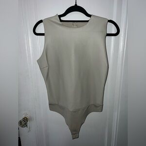 SKIMS FAUX LEATHER BODYSUIT